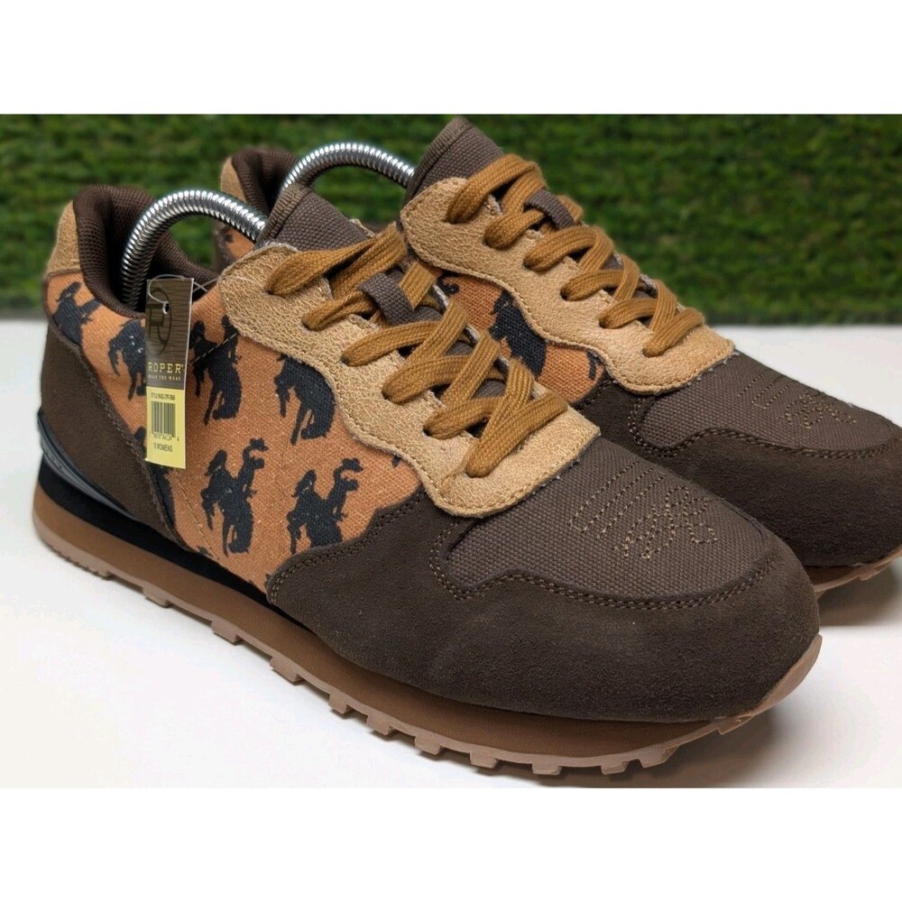Roper Casual Shoes Womens Giddy Up Bronc Tan 09-021-1797-3565 Size 10 NWOB